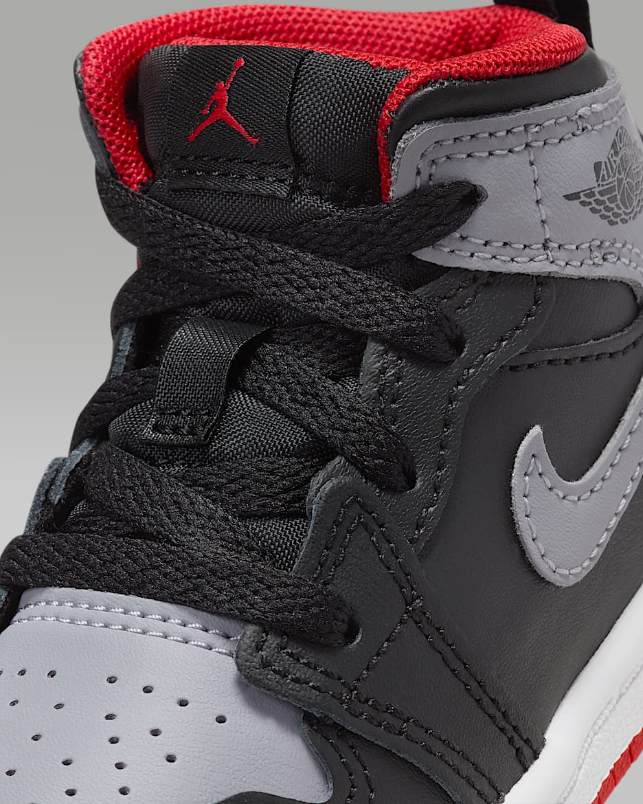 Jordan 1 Mid Baby Toddler Shoes. Nike